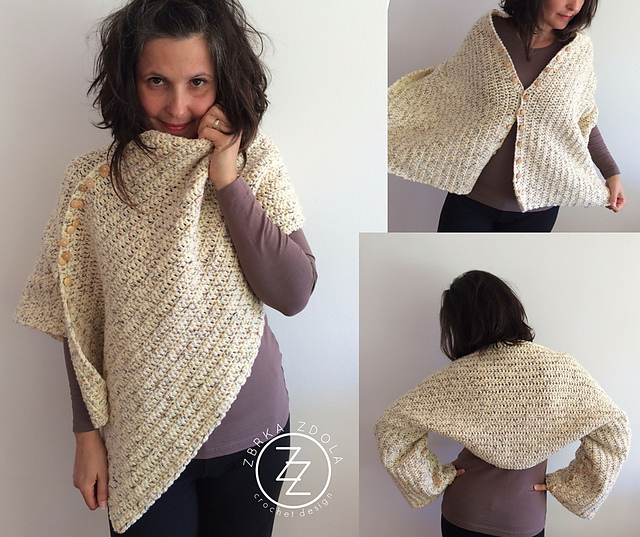Judith cardigan-poncho-shawl