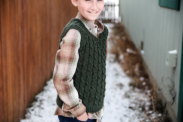 Ravelry: Reuben Vest pattern by Amanda Morse