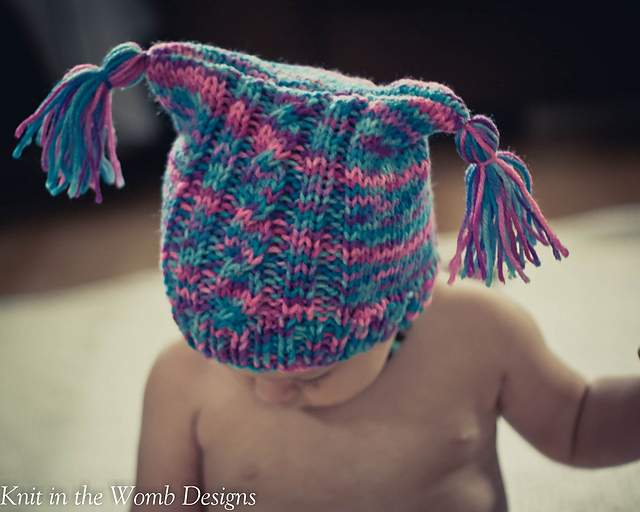 Cabled Jester Hat
