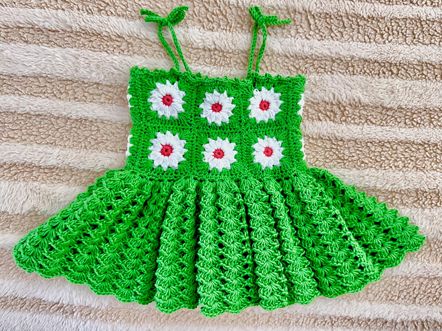 Ravelry: Daisy Girl Dress pattern by Maggie Haskell