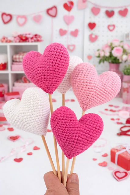 Bunch Of Love 3D Heart