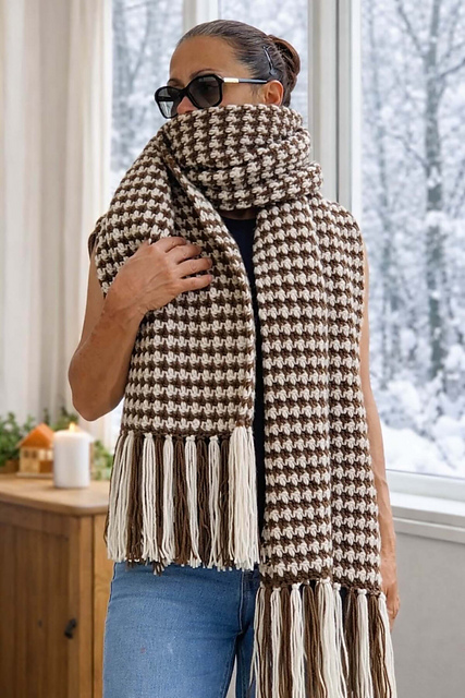 テンダーロイン SCARF CHECKER スカーフ マフラー ストール 19AW TENDERLOIN SCARF CHECKER NAVY マフラー ストール