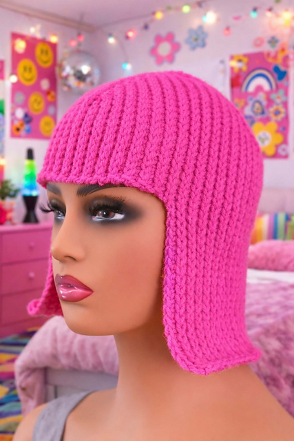 Bob Haircut Wig Hat