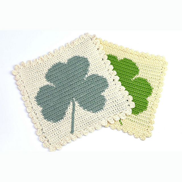 Shamrock Washcloth