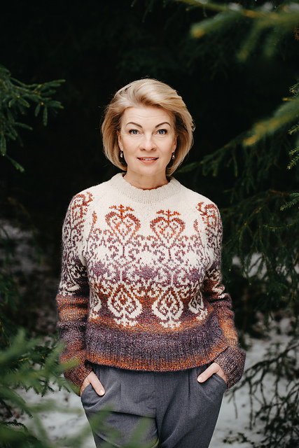 Ravelry: Yoke Meditation Series #4 pattern by Zanete Knits