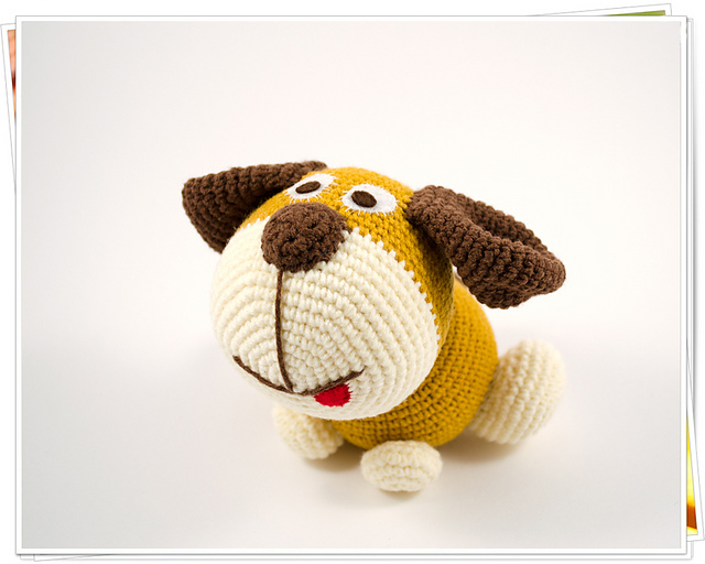 Amigurumi Brown Dog