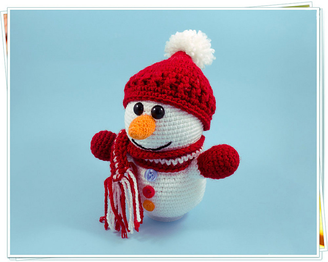 Amigurumi Little Snowman