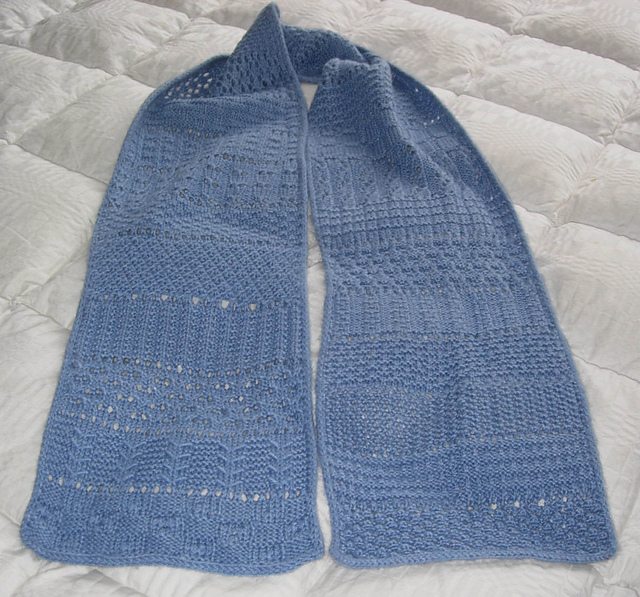 Textured Advent Scarf 2011