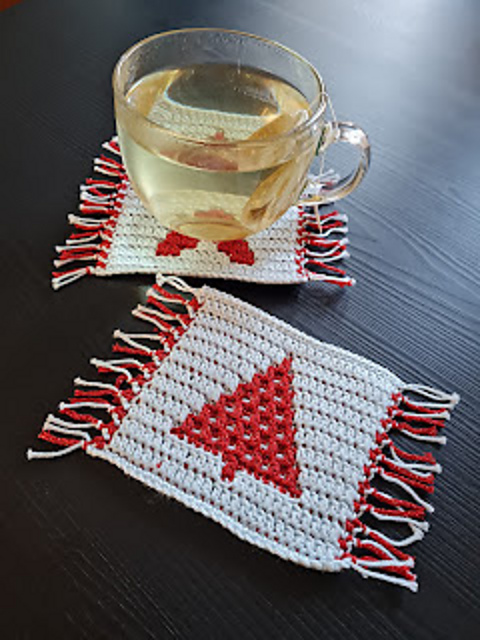 Mosaic Coaster Christmas Tree