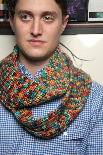 Rainbow Infinity Scarf