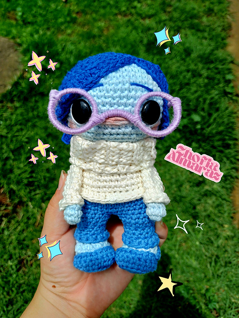 Tristeza/ sadness Amigurumi