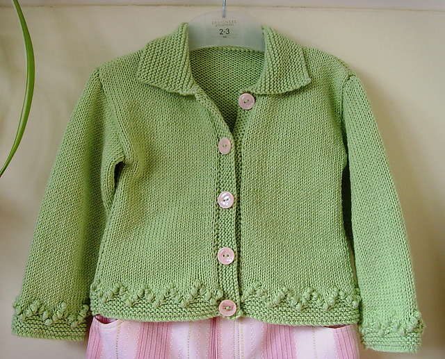 Design E-Bobble Edge Cardigan and Blanket
