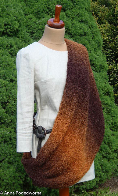 boucle shawl