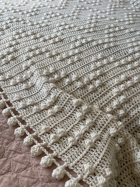 Zig Zag Bobble Blanket