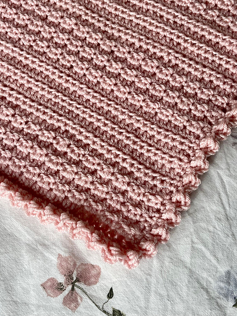 Gracie Ruffle Baby Blanket