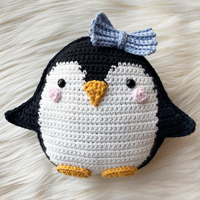 Penguin Ragdoll Cushion