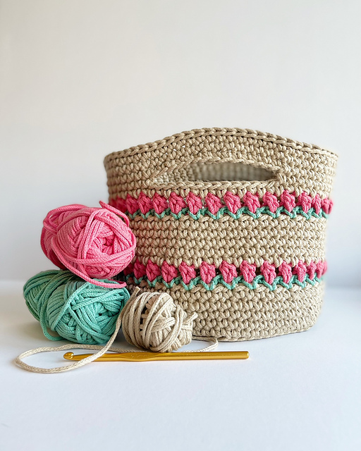 Roses Storage Basket