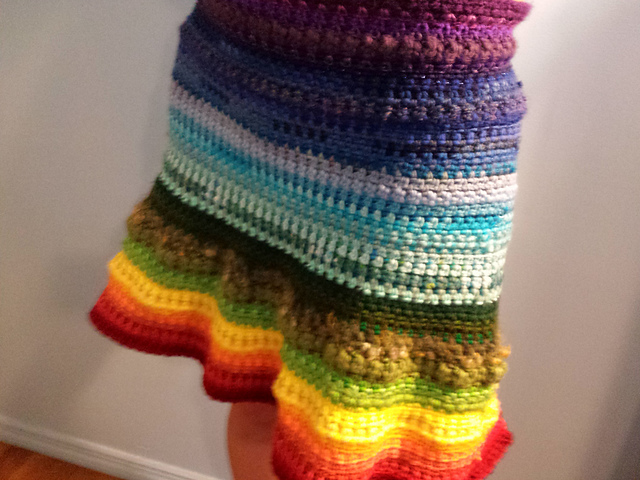 Rainbow Stashbuster Wrap Skirt