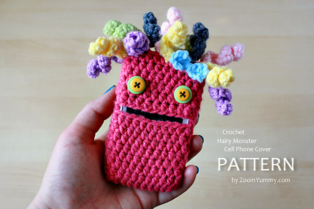 Hairy Monster Cell Phone Cover