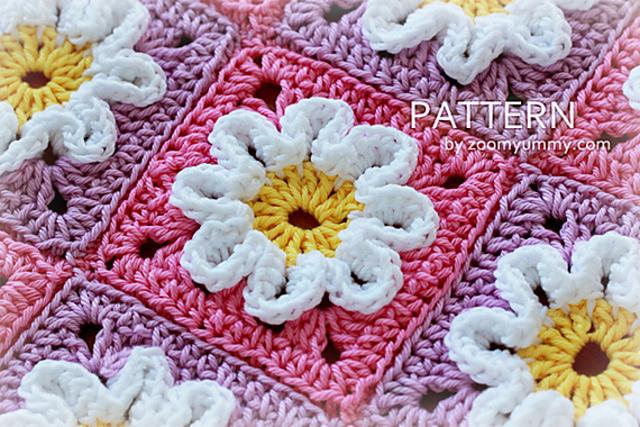 3D Flower Baby Blanket
