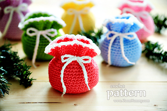 Mini Crochet Pouches