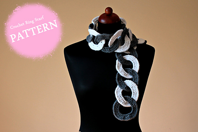 Crochet Ring Scarf Pattern