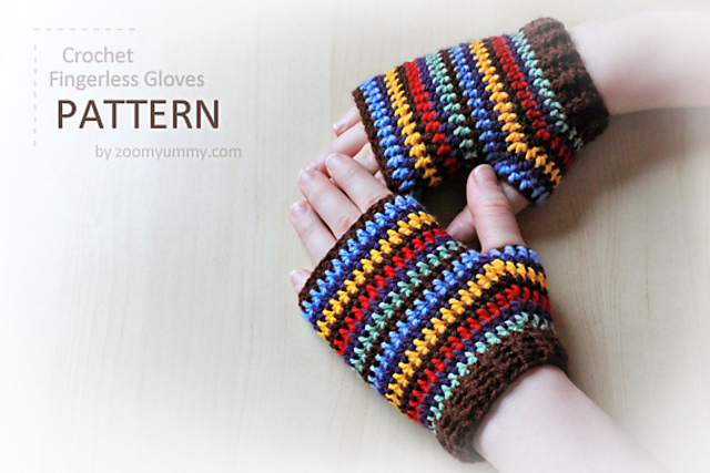 Crochet Fingerless Gloves
