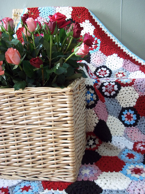 Hexagon #1 Afghan Motif