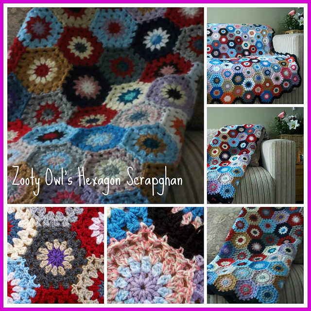 Scrapbuster Hexagon Motif