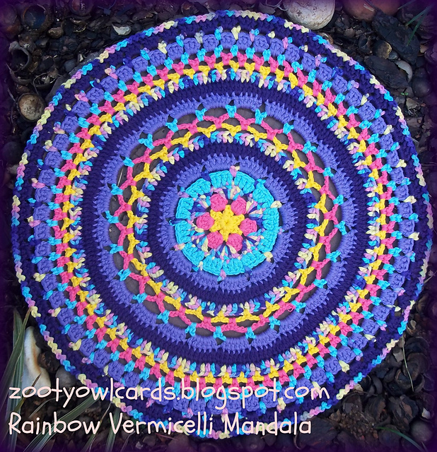Rainbow Vermicelli Mandala