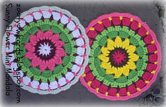Sunny Flower Mini Mandala