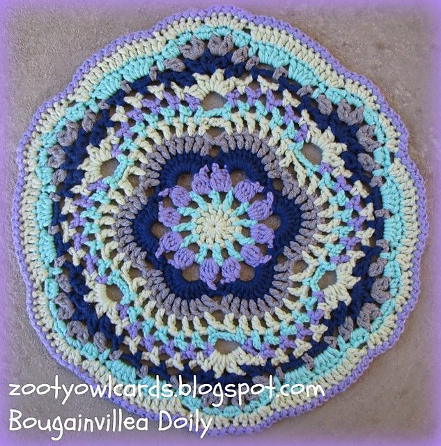 Bougainvillea Doily