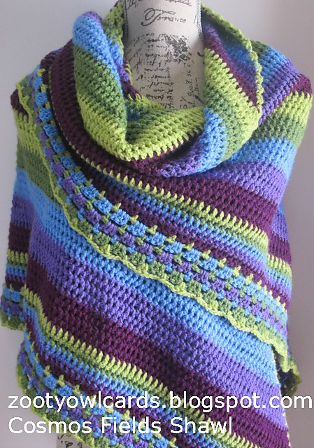 Cosmos Fields Shawl