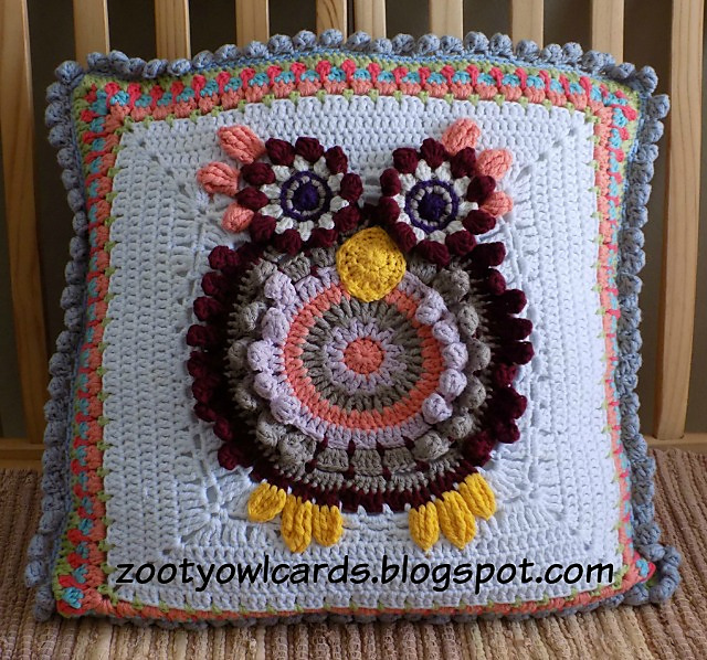 Popcorn Owl Cushion