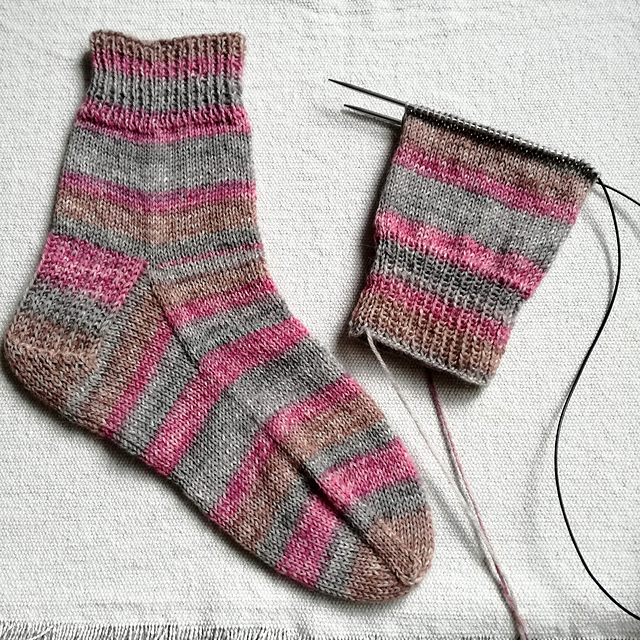 Knitted socks