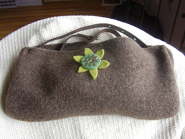 Paisley Felted Bag